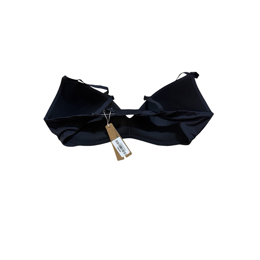 Skims Wireless Form Plunge Push Up Bra Onyx Black 34DDD BR-PUS-10681W - Picture 4 of 5